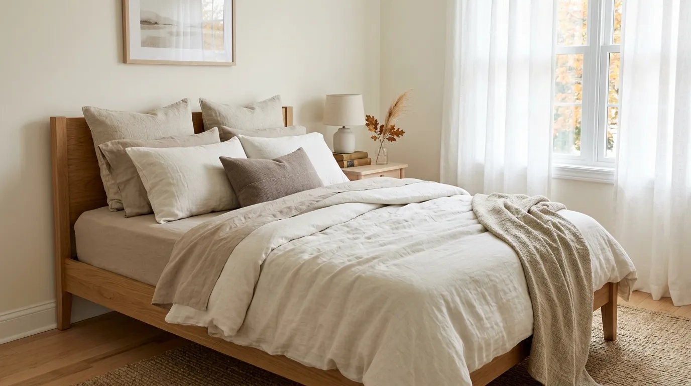 Linen Bedding Layers