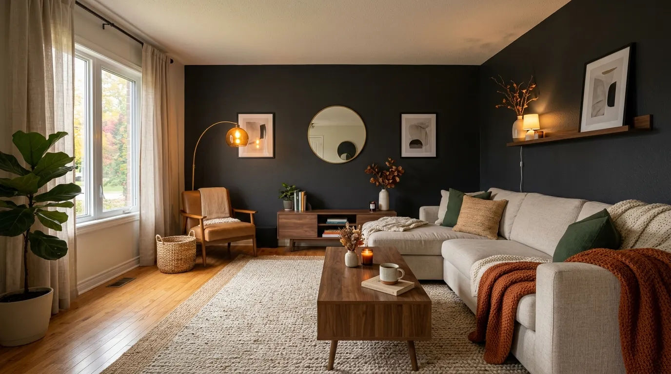 Moody Accent Wall