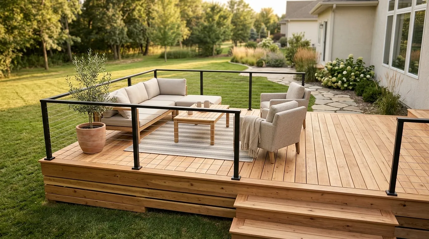 Wooden Deck Platform