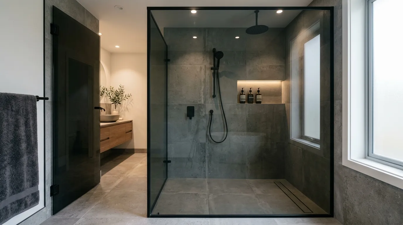 Black Glass Panels