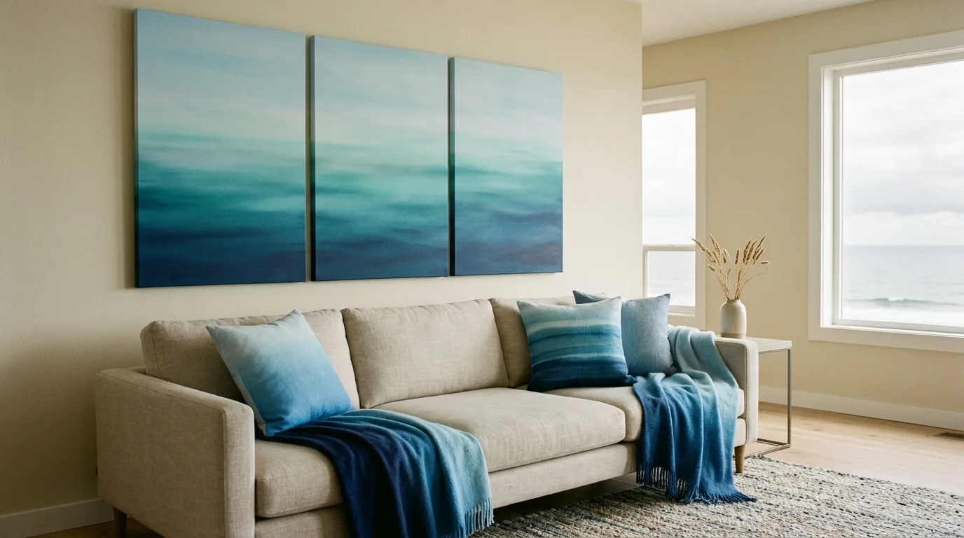 Blue Gradient Decor