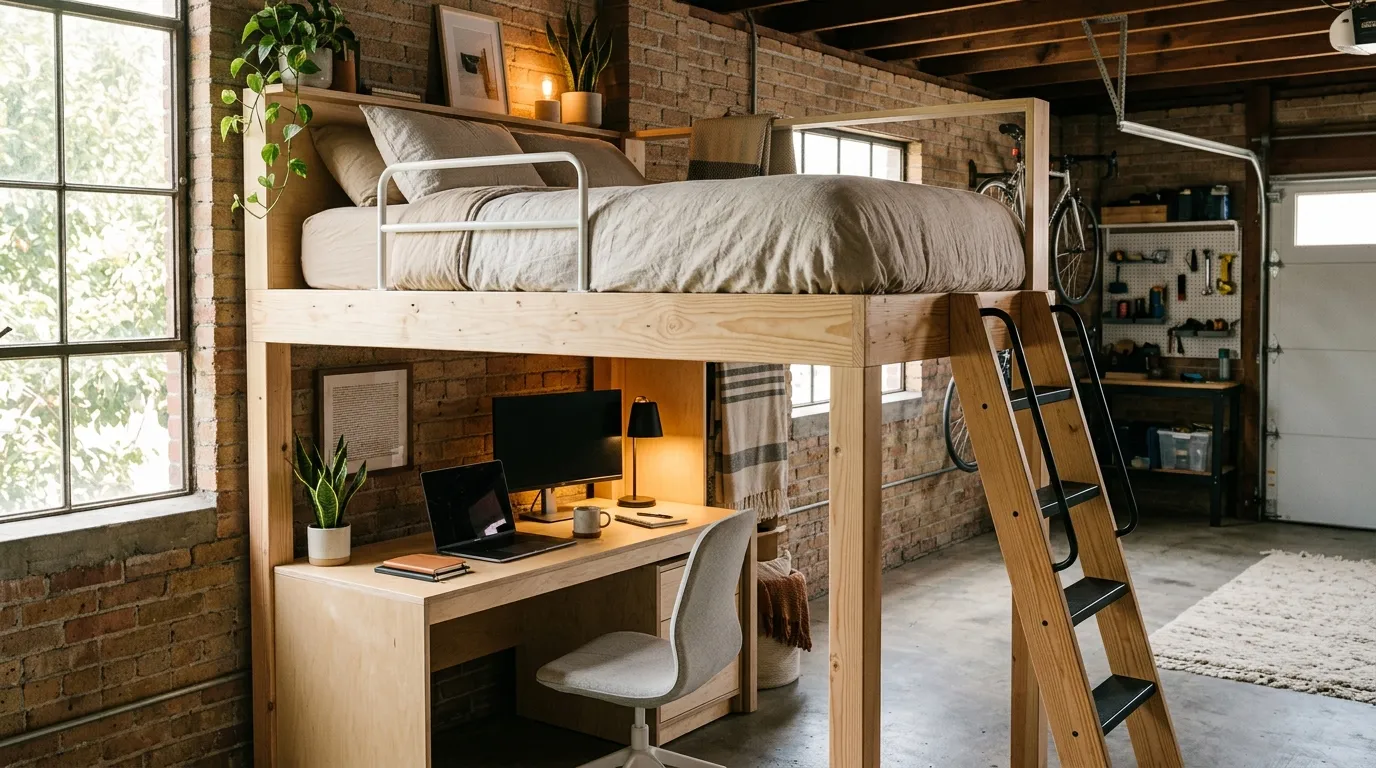 Loft Bed With Desk