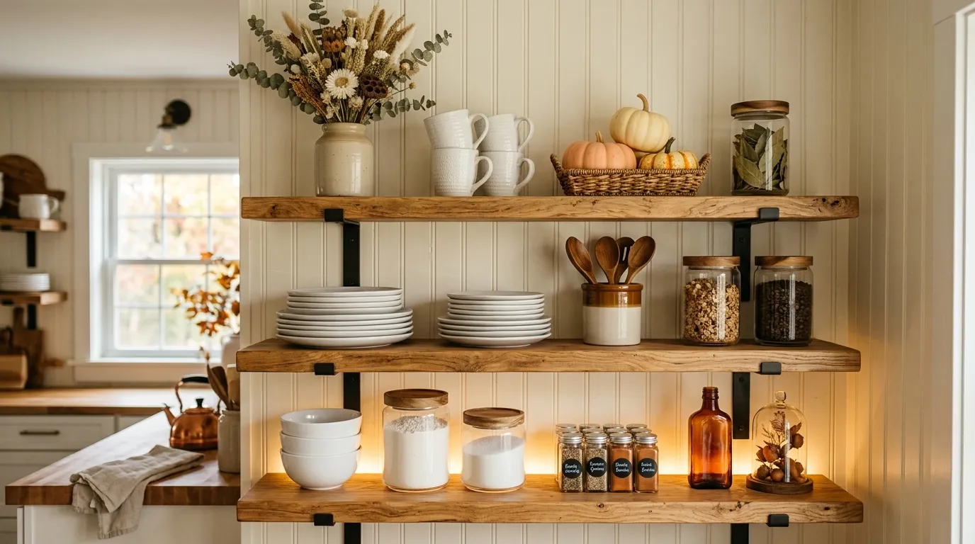 Open Shelf Styling