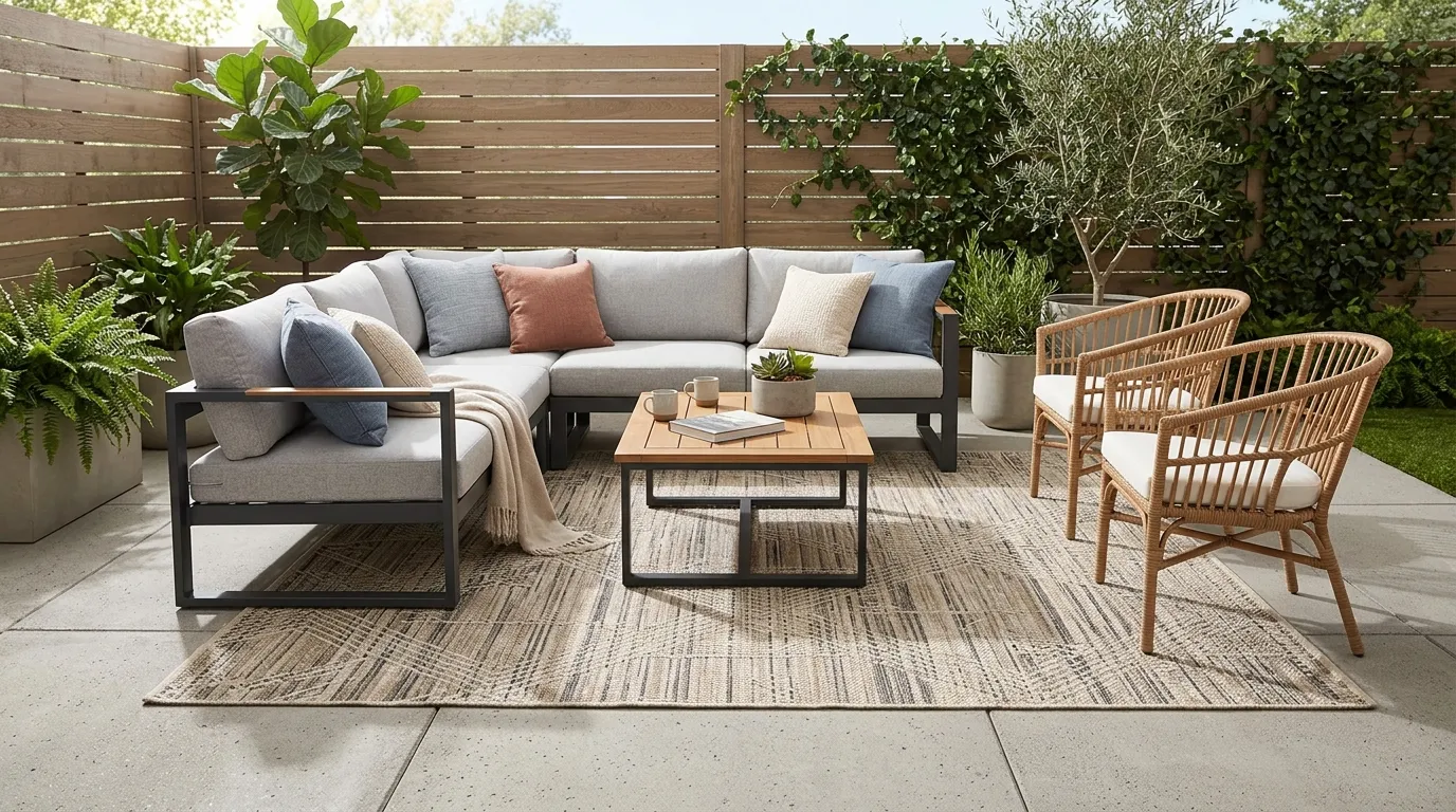 Outdoor Rug Defined Zone