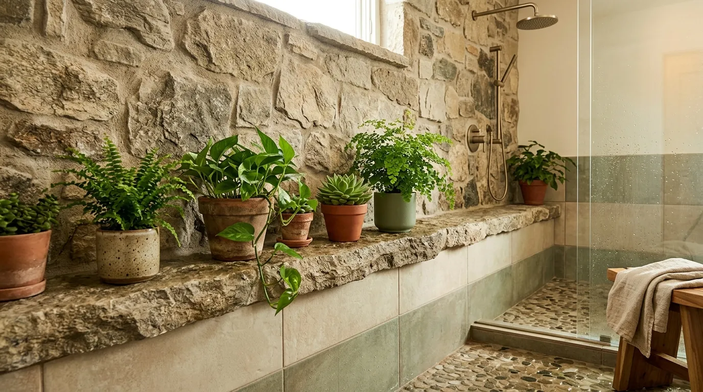 Natural Stone Ledge Plants