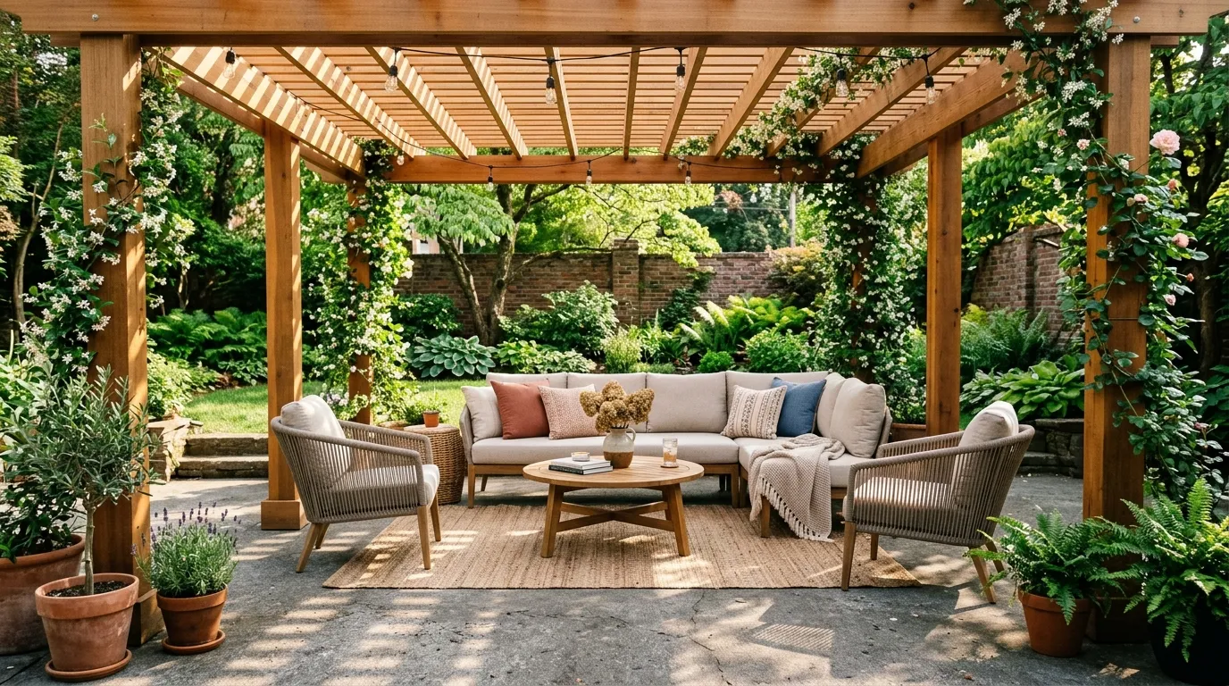 Pergola Over Concrete