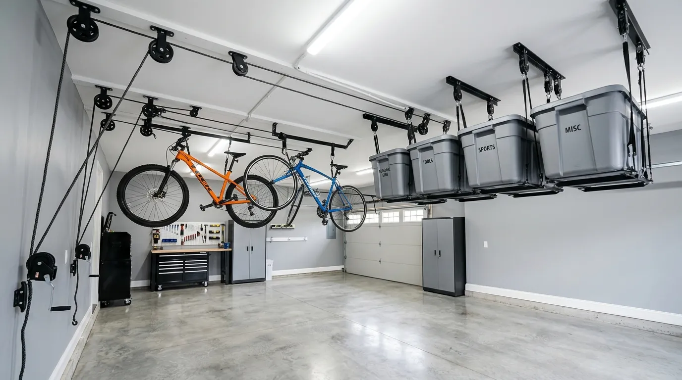 Ceiling Pulley Storage