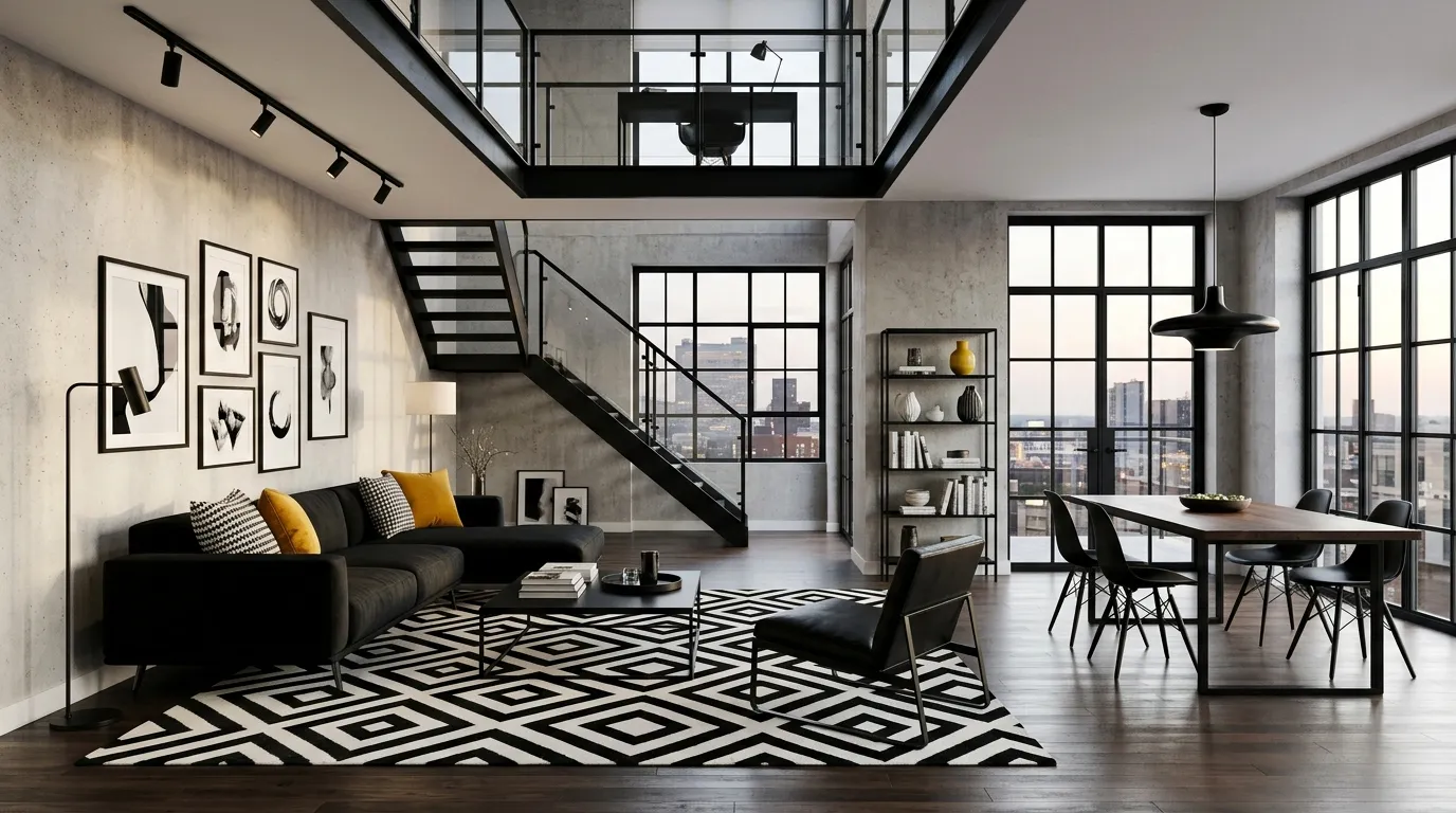 High-Contrast Decor