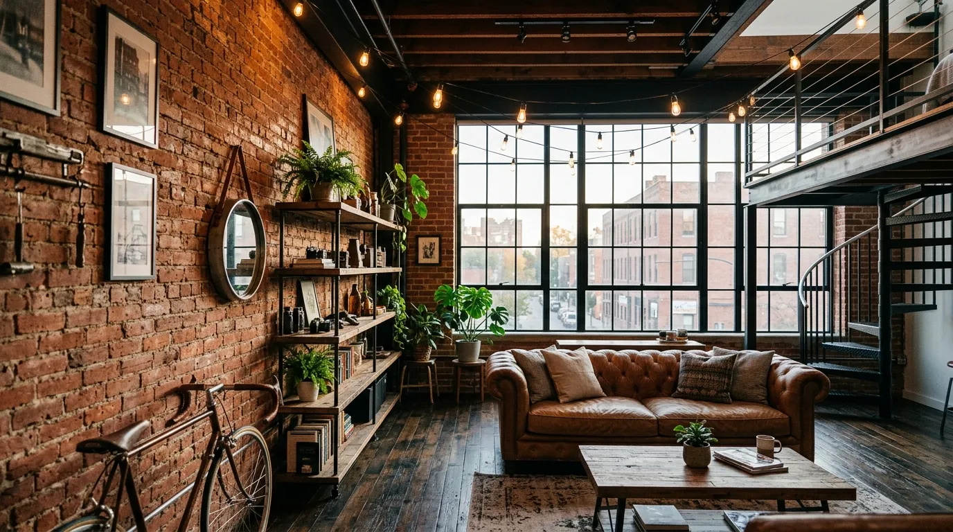 Industrial Brick Loft
