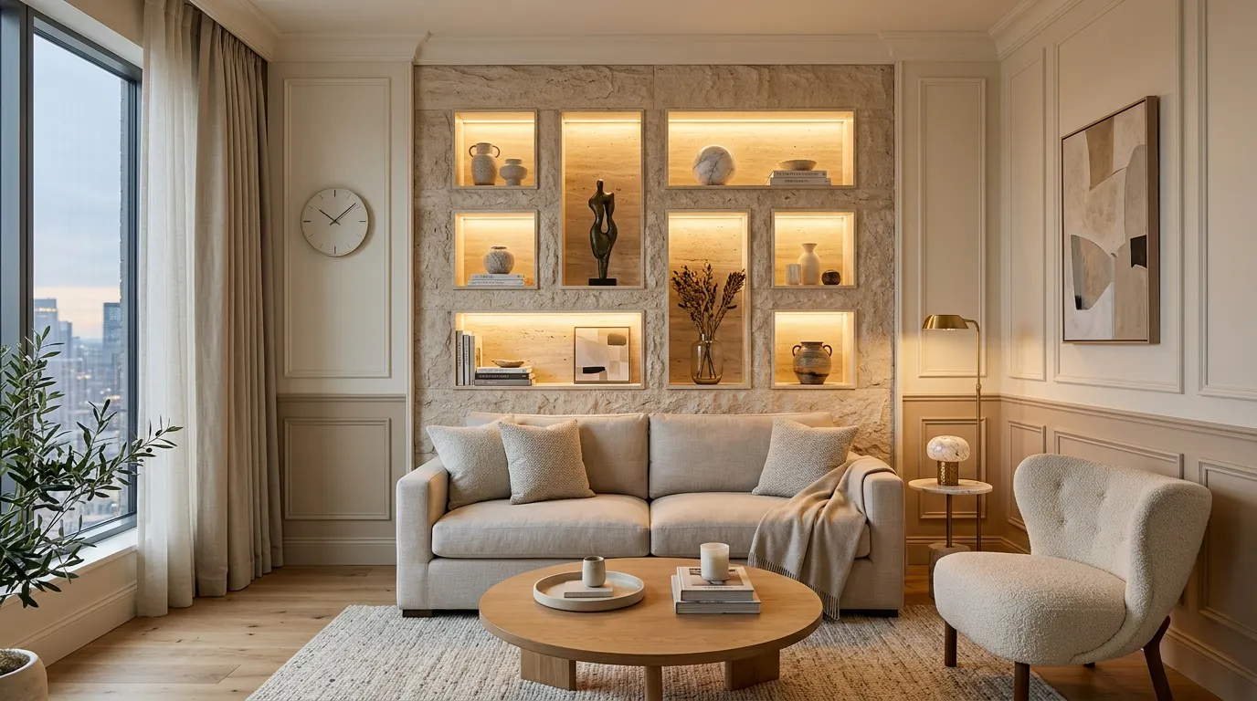 Minimalist Display Niches