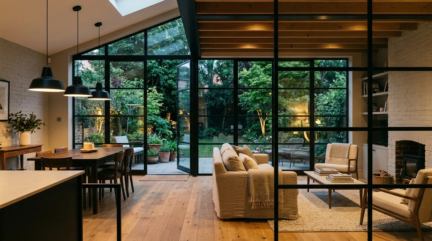 Black Frame Grid Panels