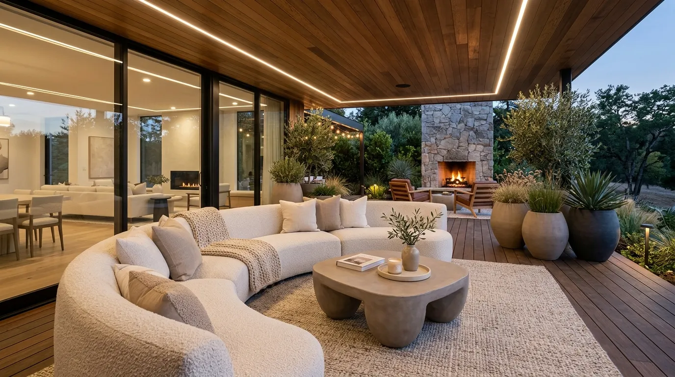 Curved Conversation Lounge