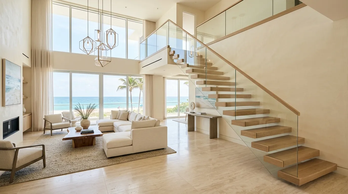 Floating Oak Staircase
