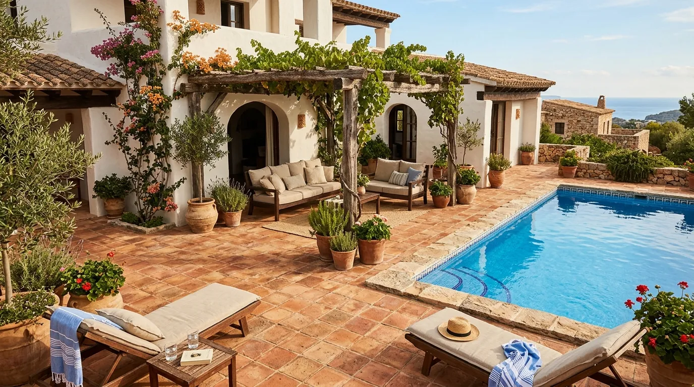 Terracotta Pool Decking