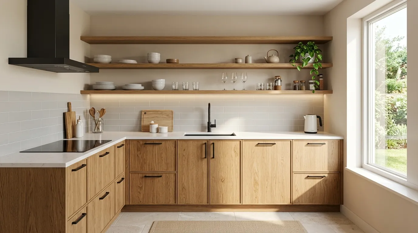 Warm Wood Accents