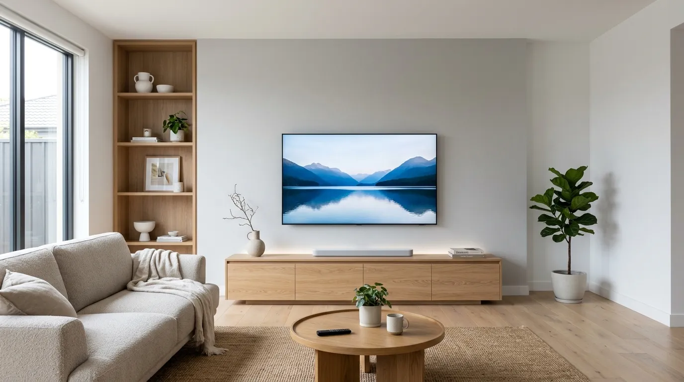 Clean TV Wall