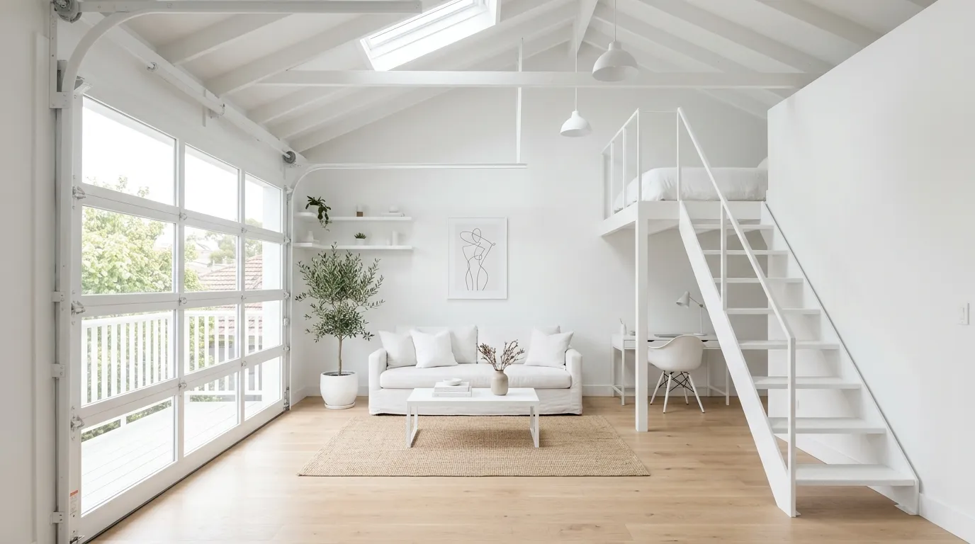 Minimal White Loft