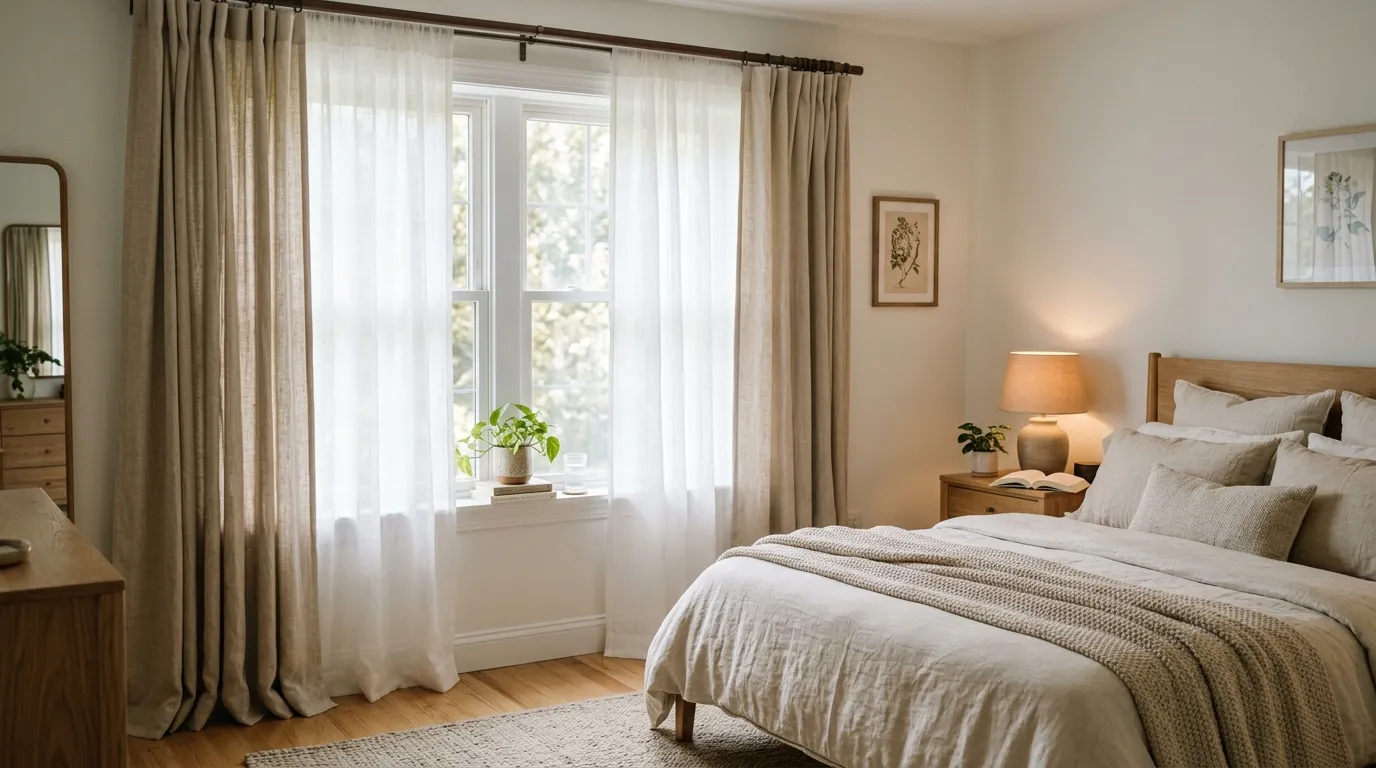 Soft Layered Curtains