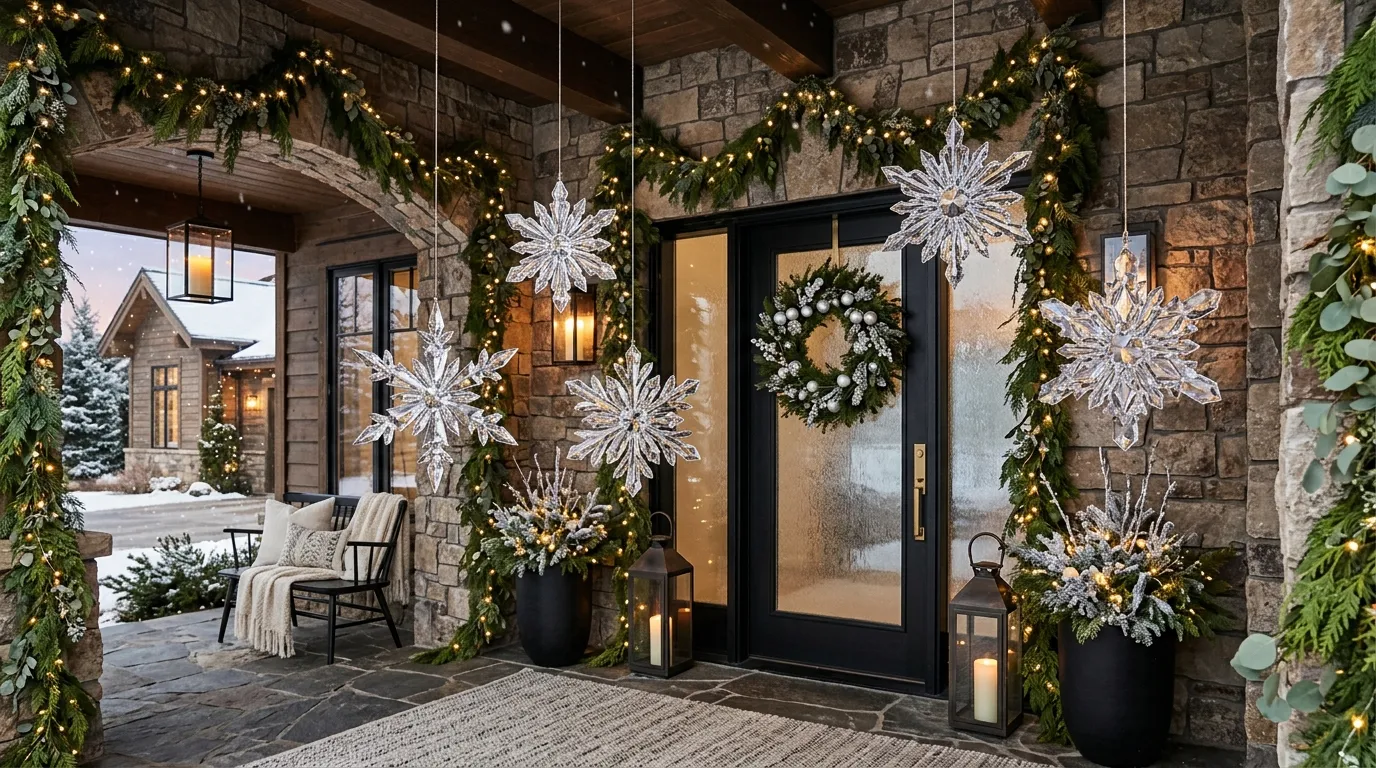 Crystal Snowflake Accents
