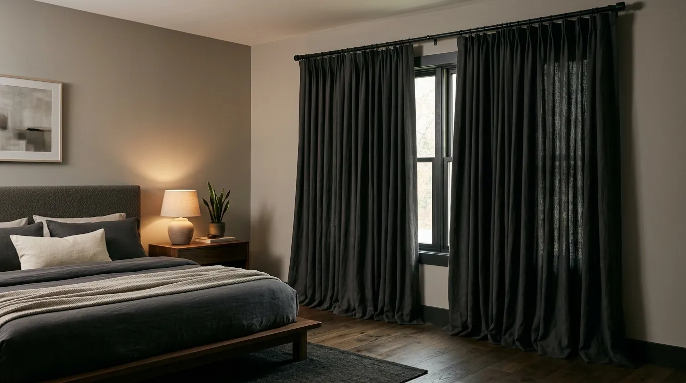 Dark Curtain Layers