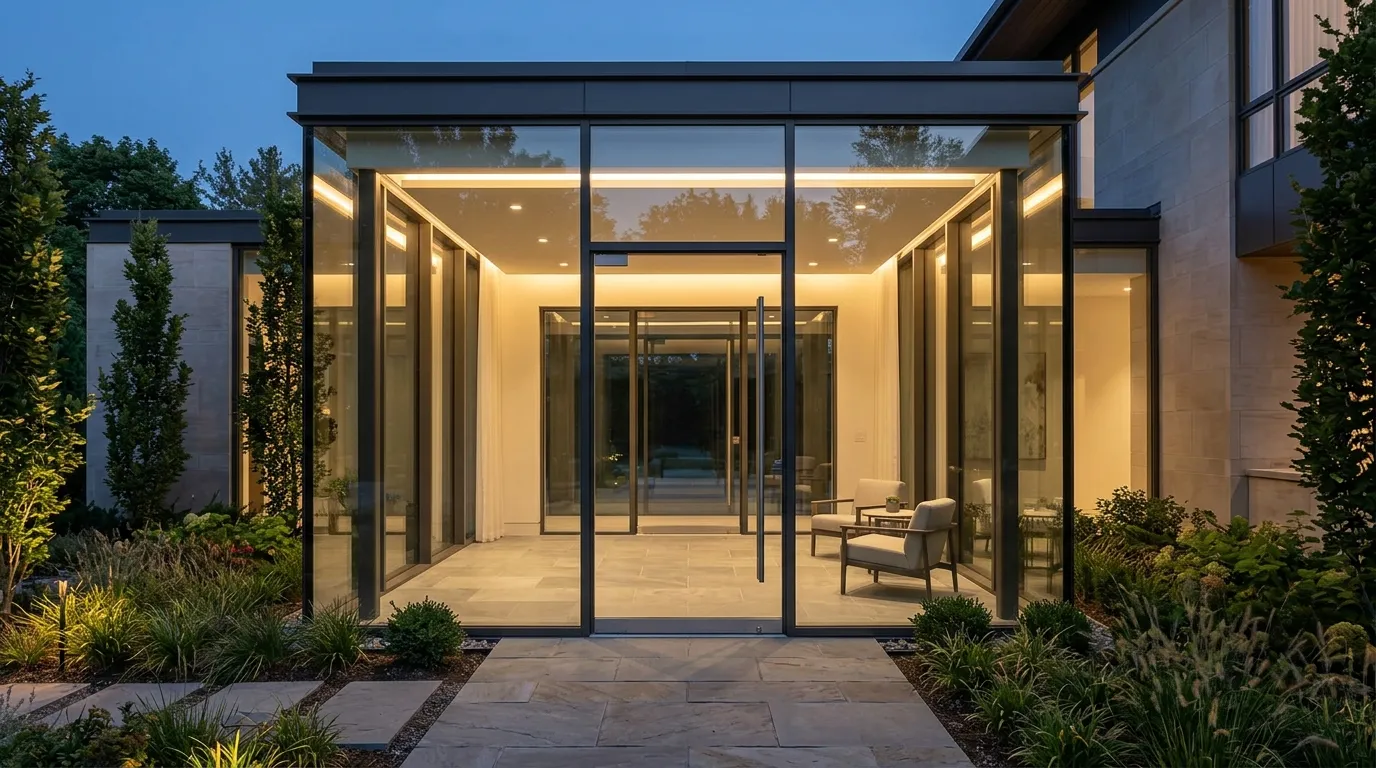 Glass Entry Pavilion