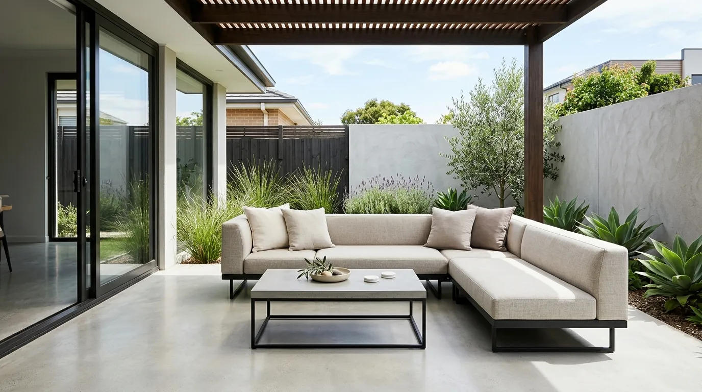 Minimalist Outdoor Lounge