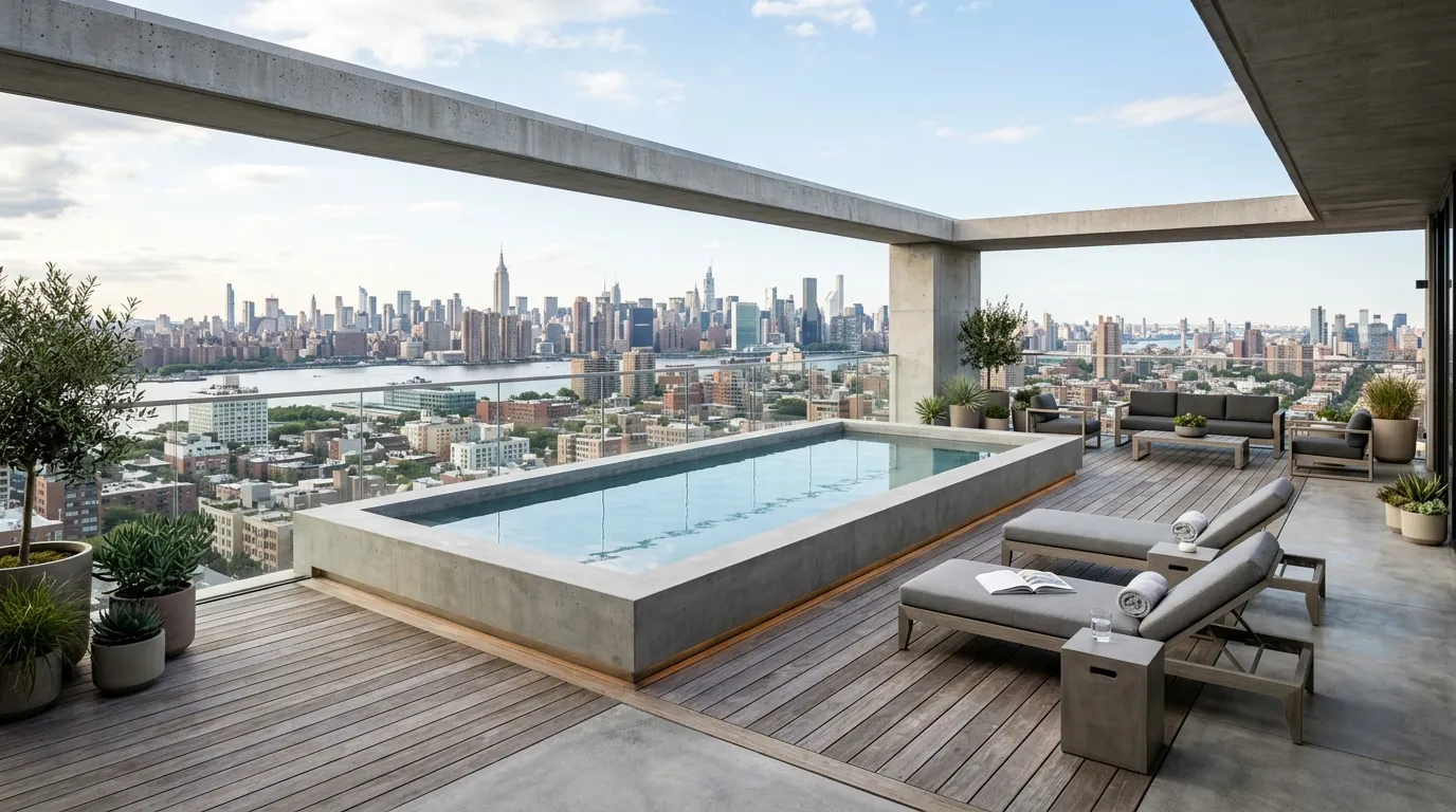 Rooftop Pool Design
