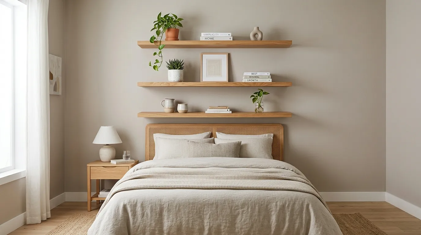 Wooden Floating Shelves