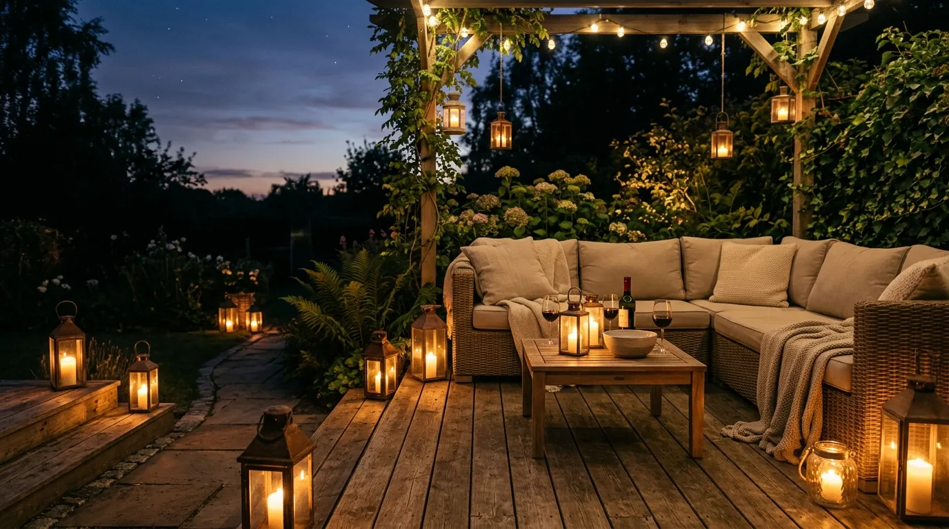 Cozy Lantern Lighting