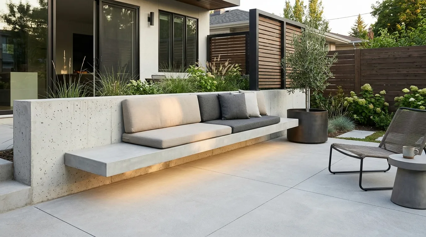 Floating Bench Design