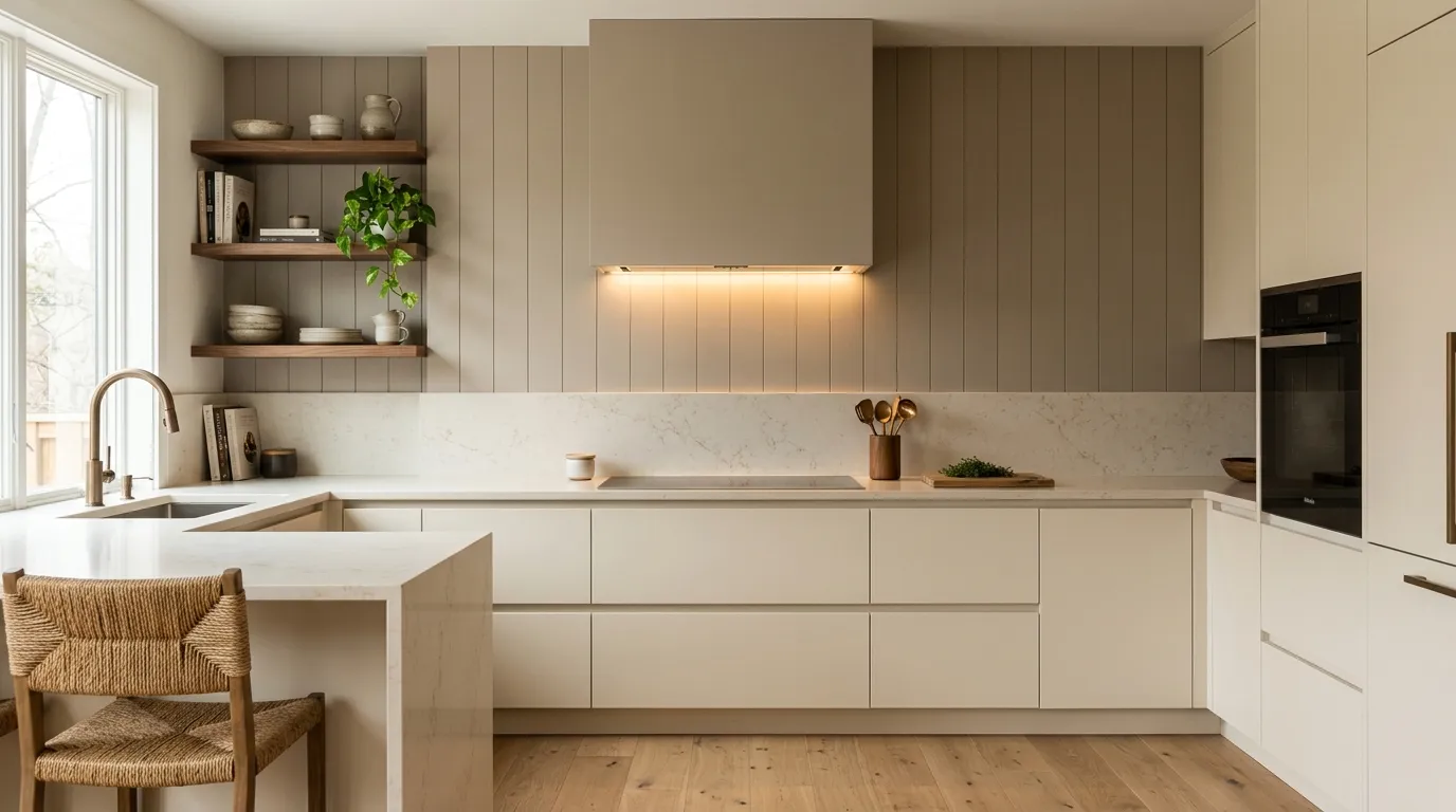 Warm Taupe Panels