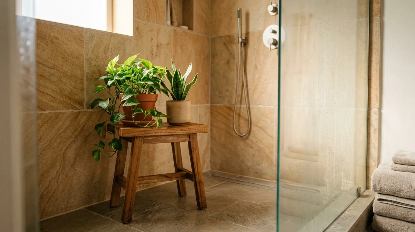 Small Stool Plant Display