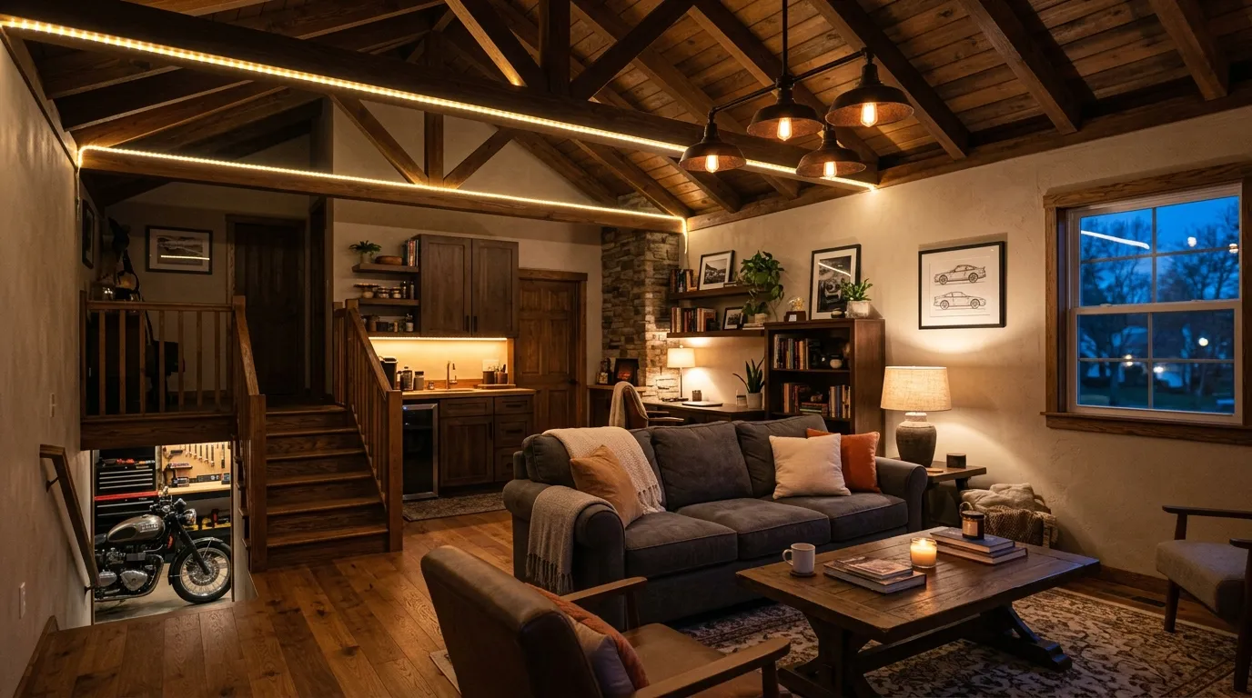 Warm Lighting Loft