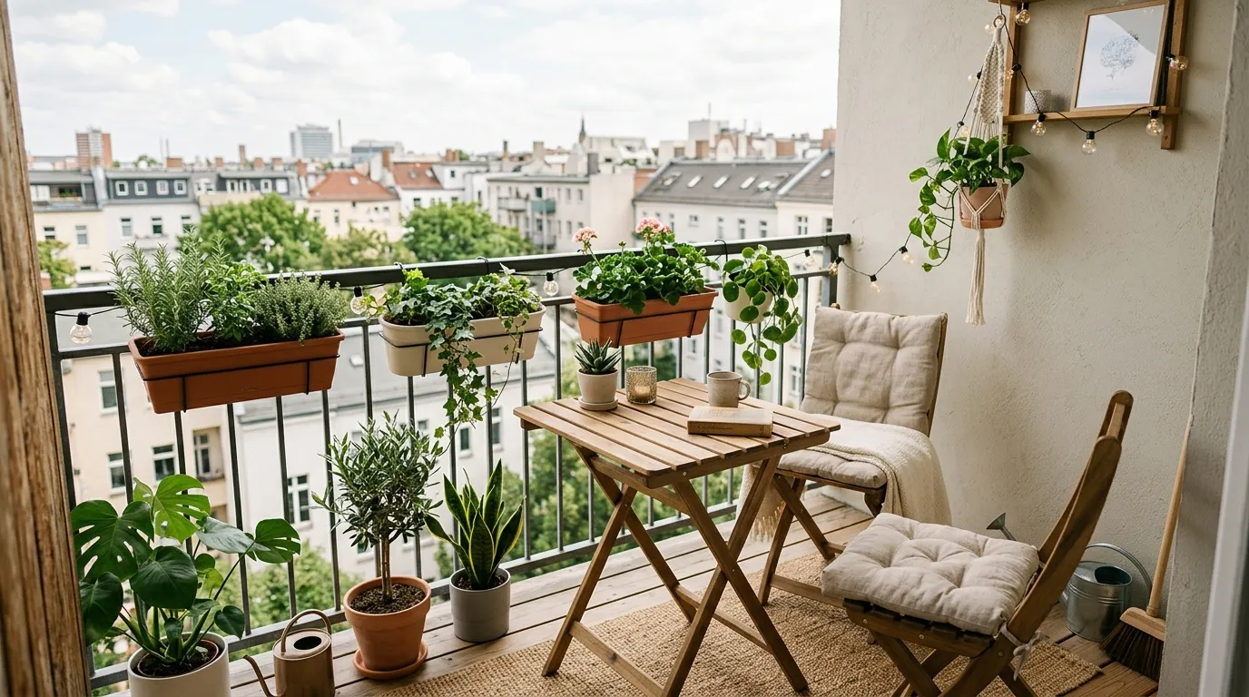 Compact Balcony Setup