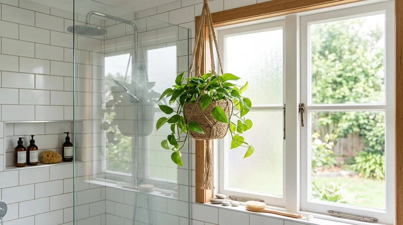 Shower Window Hanging Basket