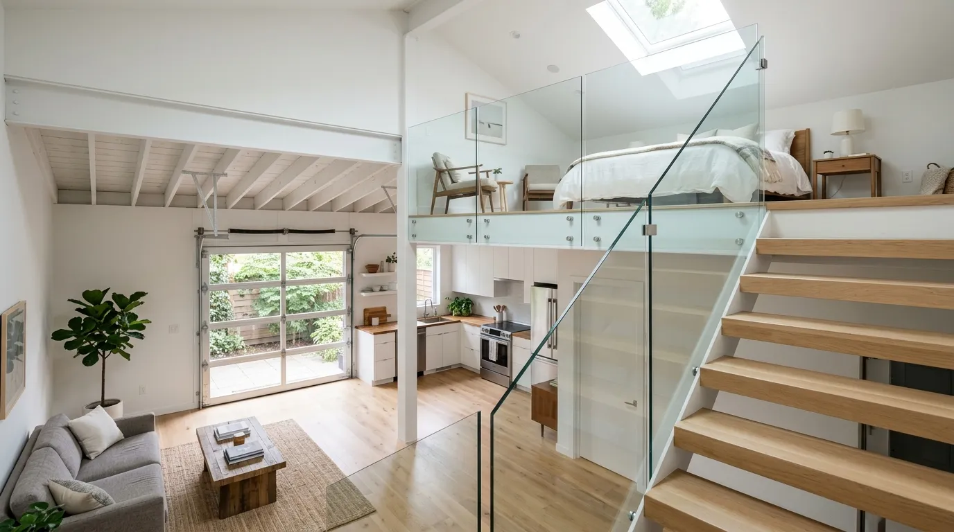 Glass Railing Mezzanine