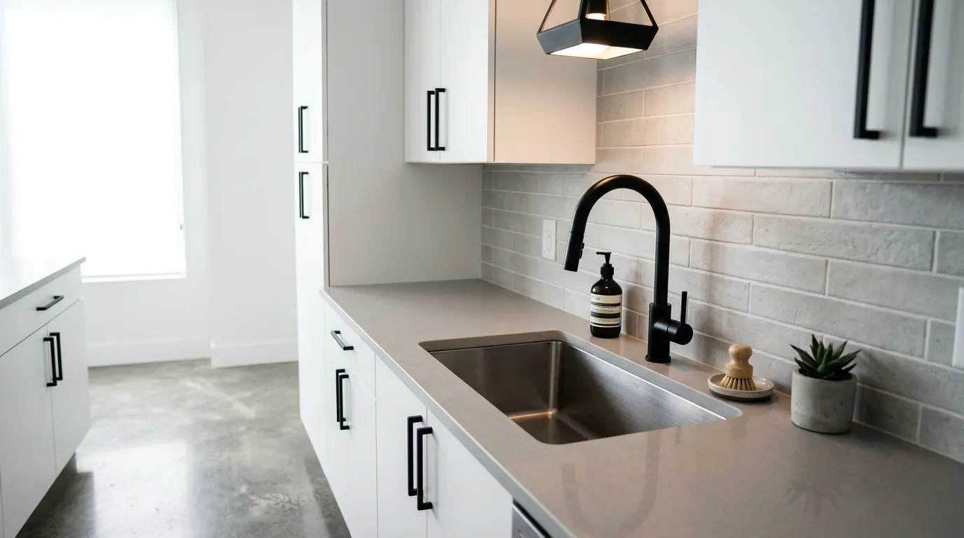 Matte Black Fixtures