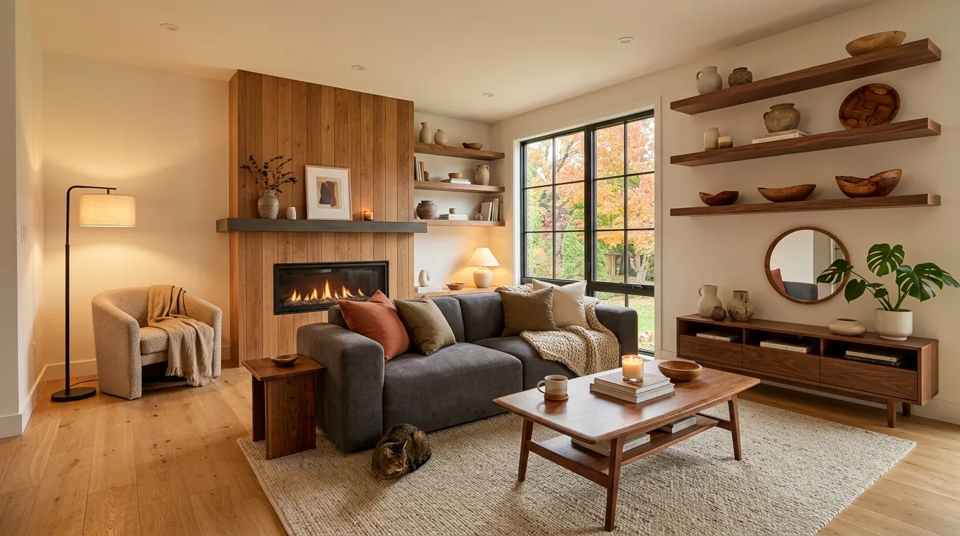 Warm Wood Accents