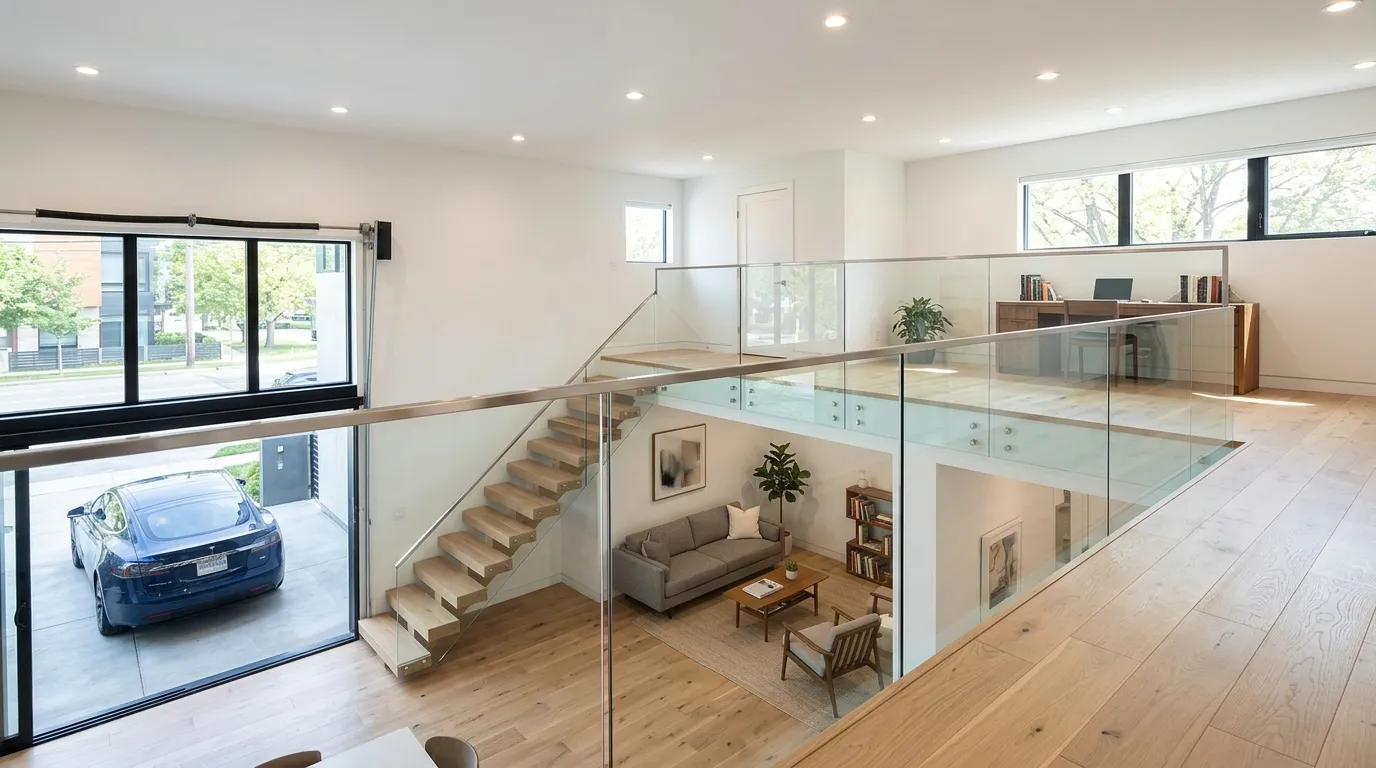 Glass Railing Loft