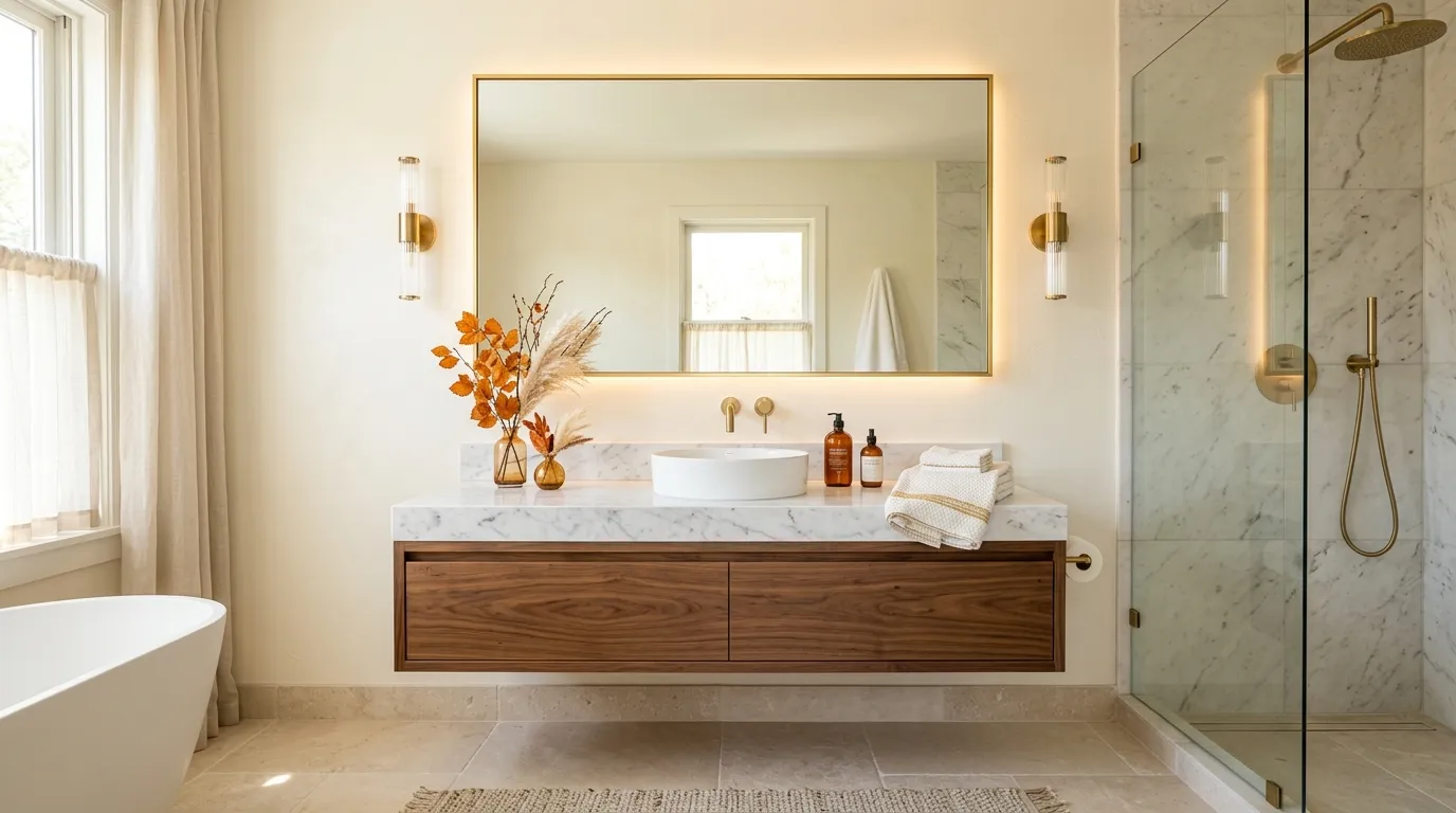 Gold Leaf Mirror