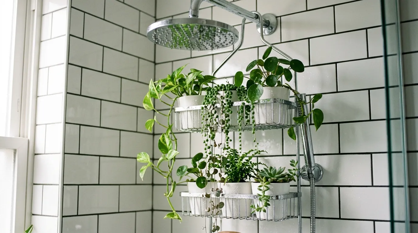 Hanging Shower Caddy Greens
