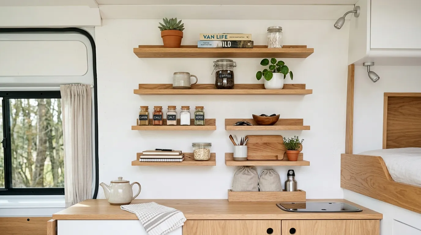 Vertical Wall Shelves