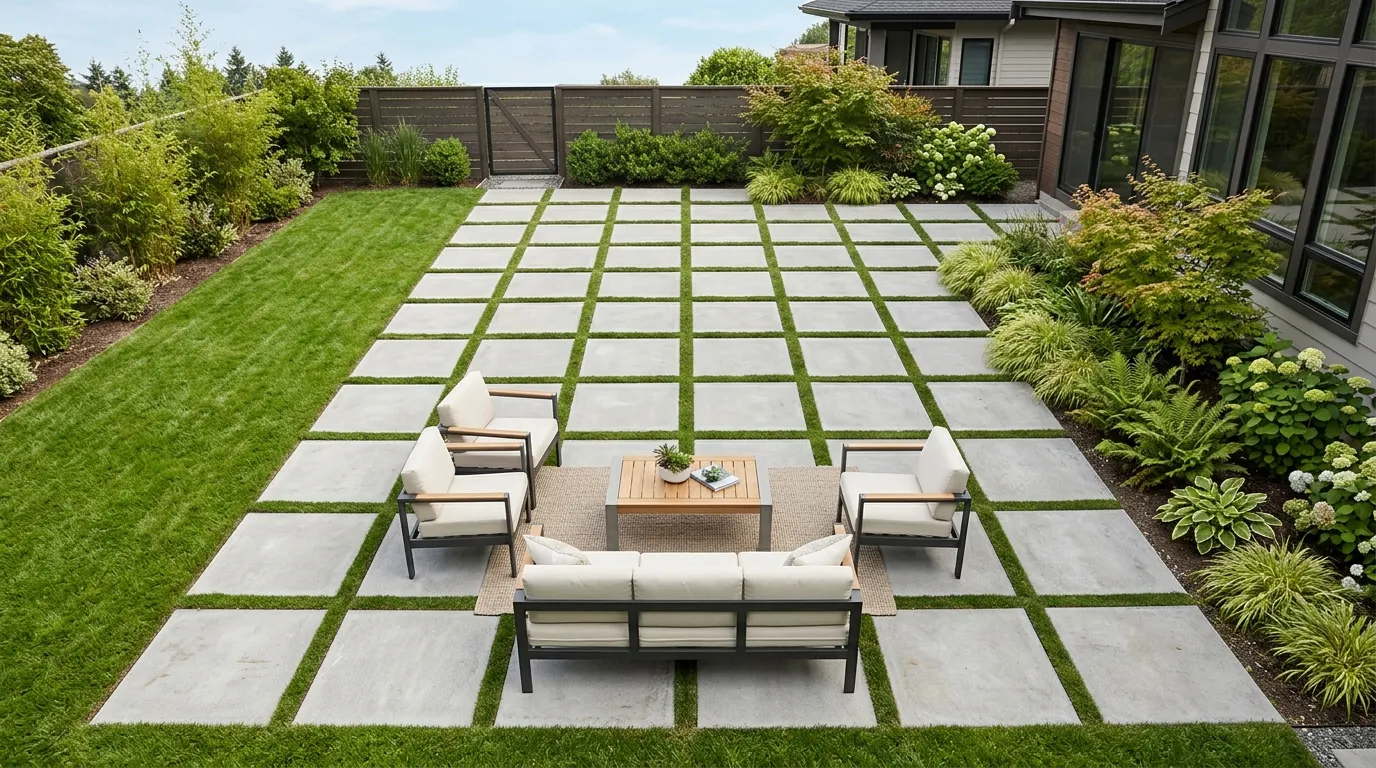 Concrete Paver Grid