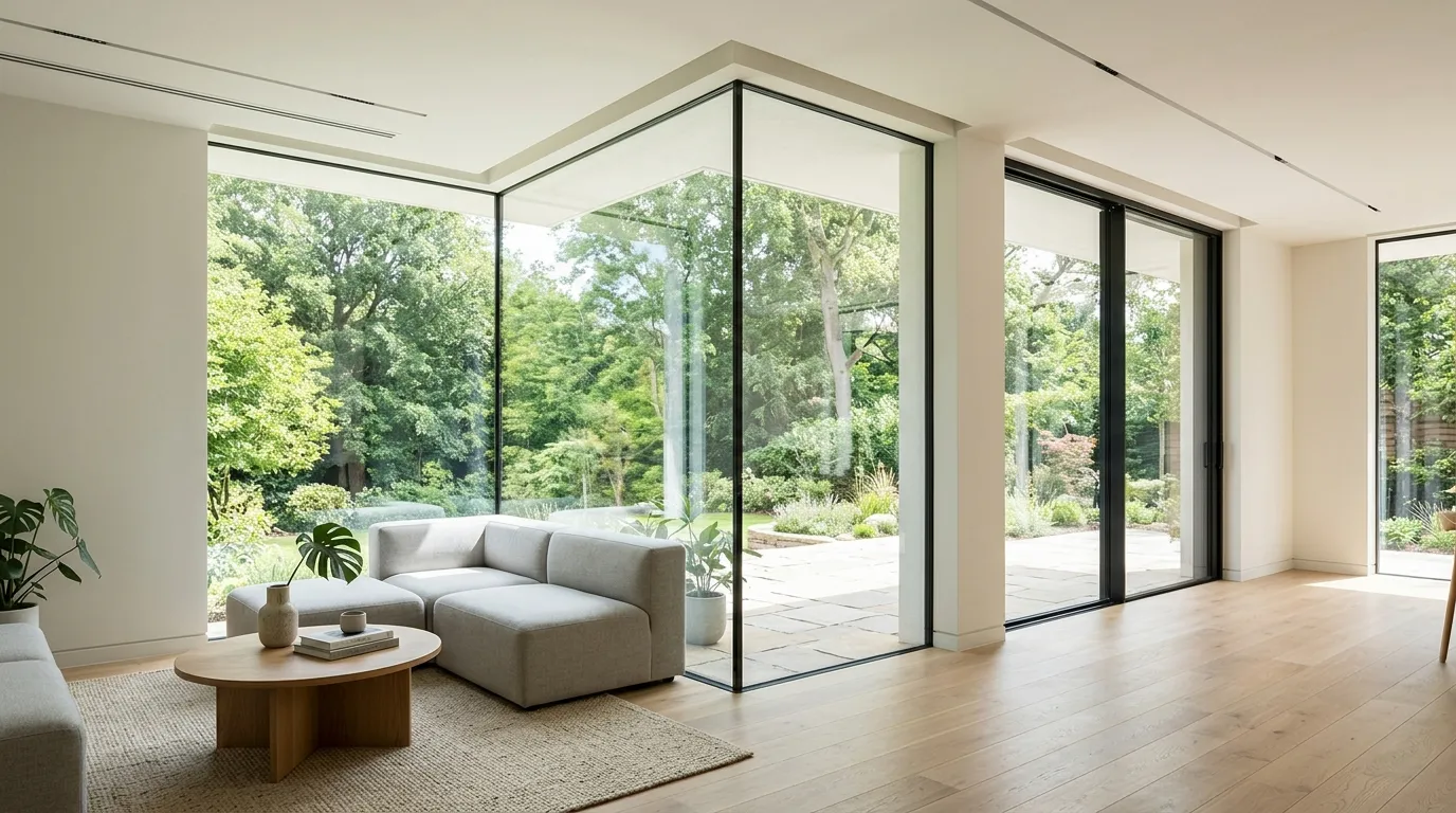 Corner Glass Extension
