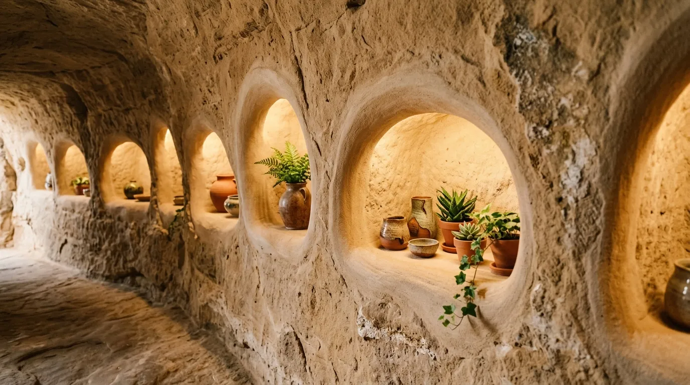 Curved Wall Niches