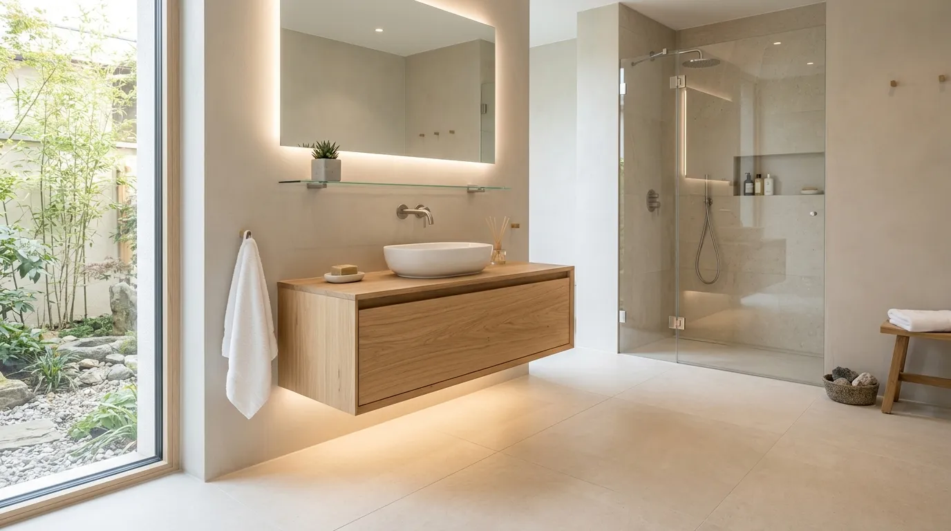 Floating Wooden Vanity