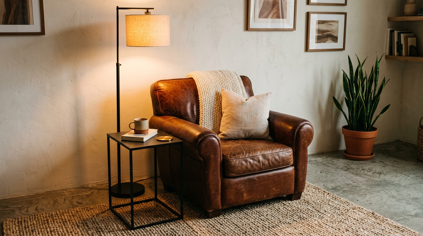 Leather Accent Seating