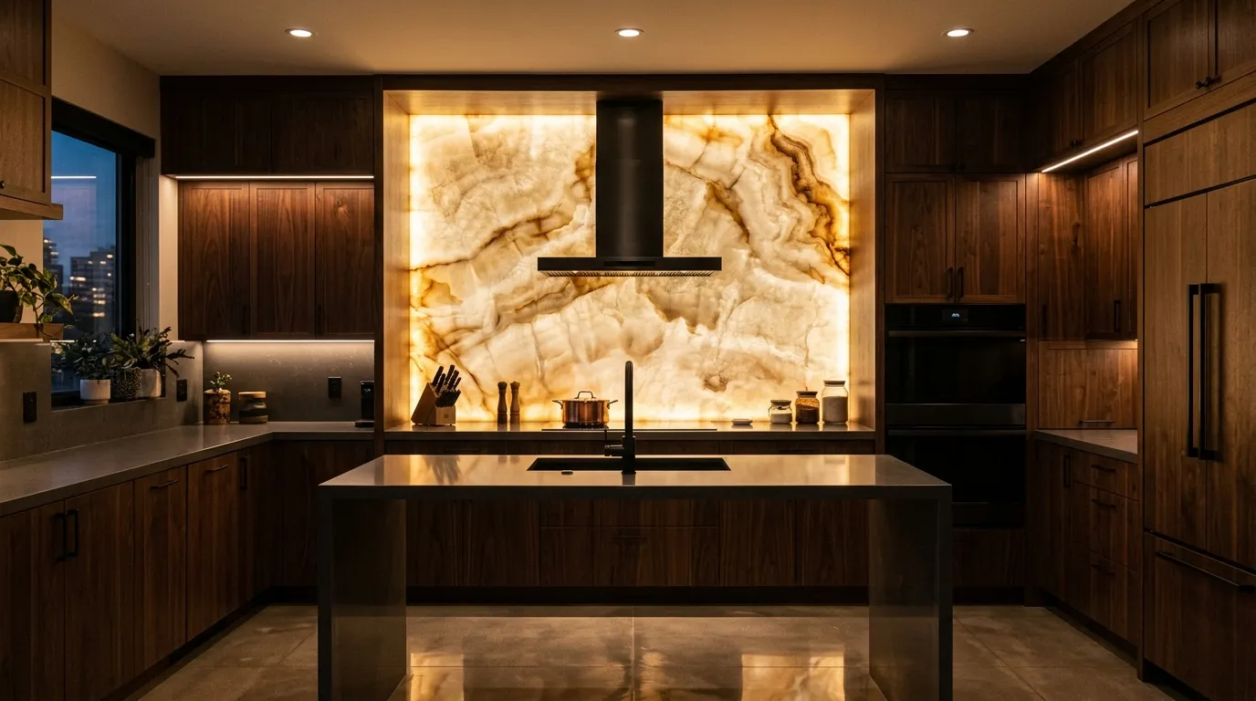 Onyx Glow Walls