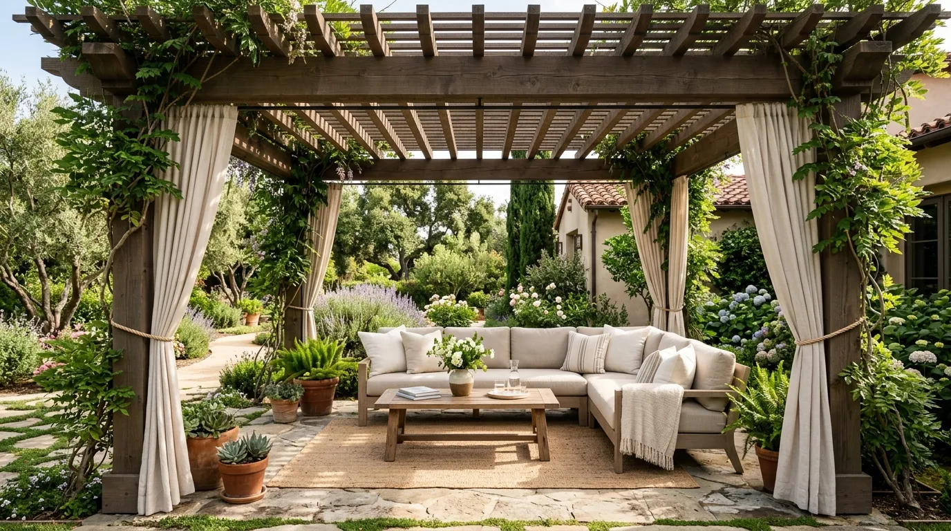 Pergola Shade Setup