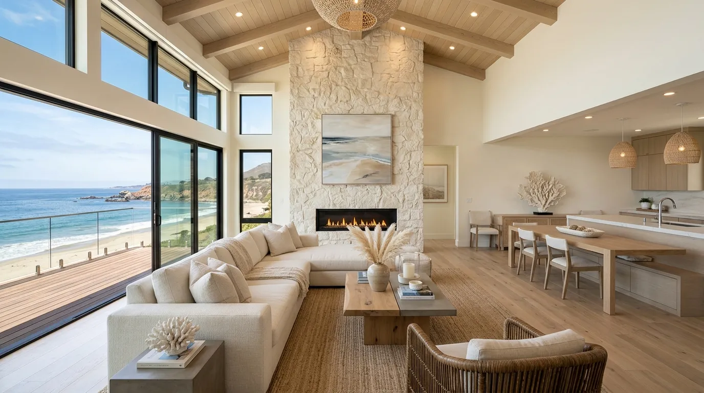 Stone Feature Fireplace